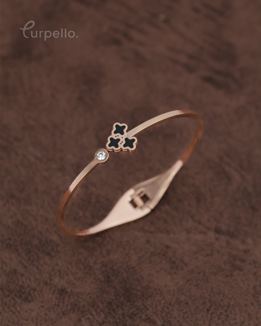 Purpello Clover Charm Anti-Tarnish Bracelet