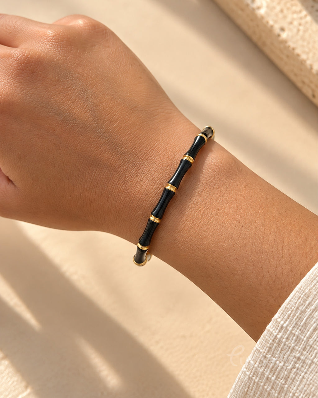 Noir Bamboo Anti-Tarnish Bracelet (Baby Size)
