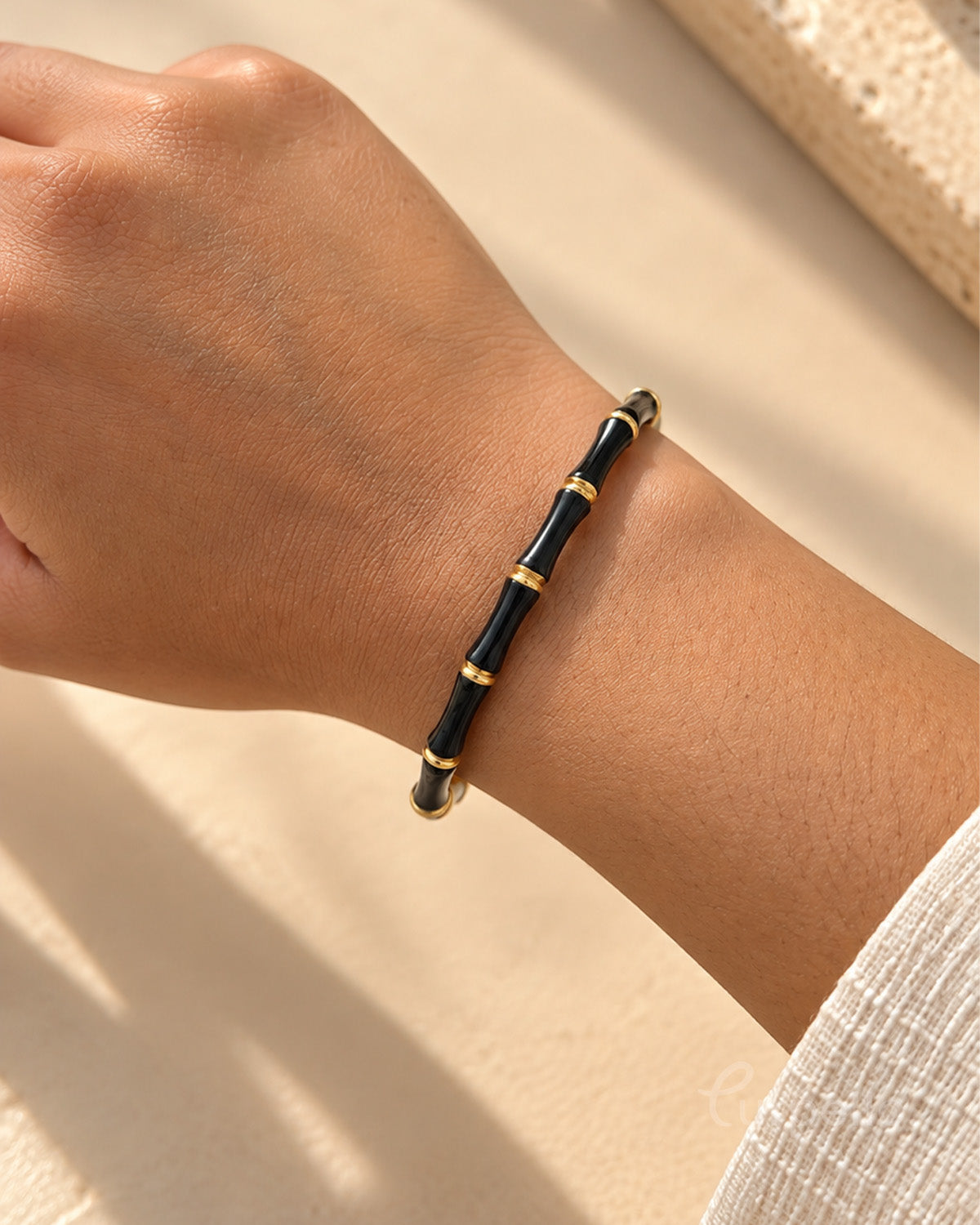 Noir Bamboo Anti-Tarnish Bracelet (Baby Size)