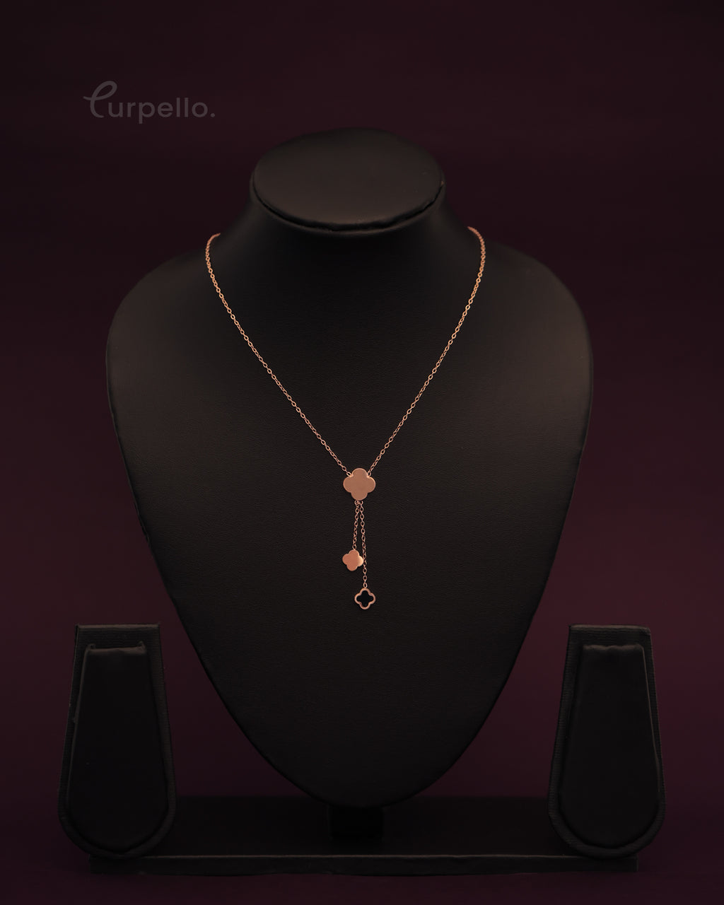 Purpello Minimal Clover Drop Chain