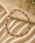 Purpello Ruby Vine Gold-Tone Necklace