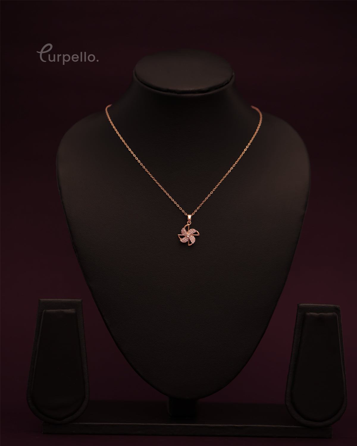 Purpello Rotating Flower Chain