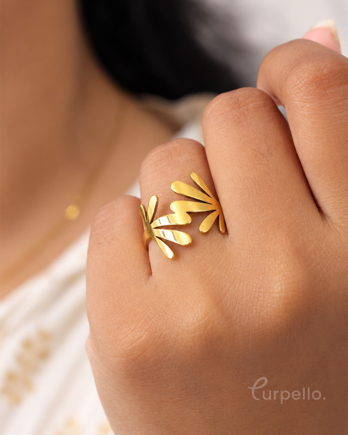 Aurelia Golden Bloom Ring