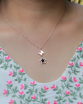 Purpello Star & Butterfly Pendant Chain