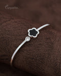 Purpello Premium Clover Charm Bangle