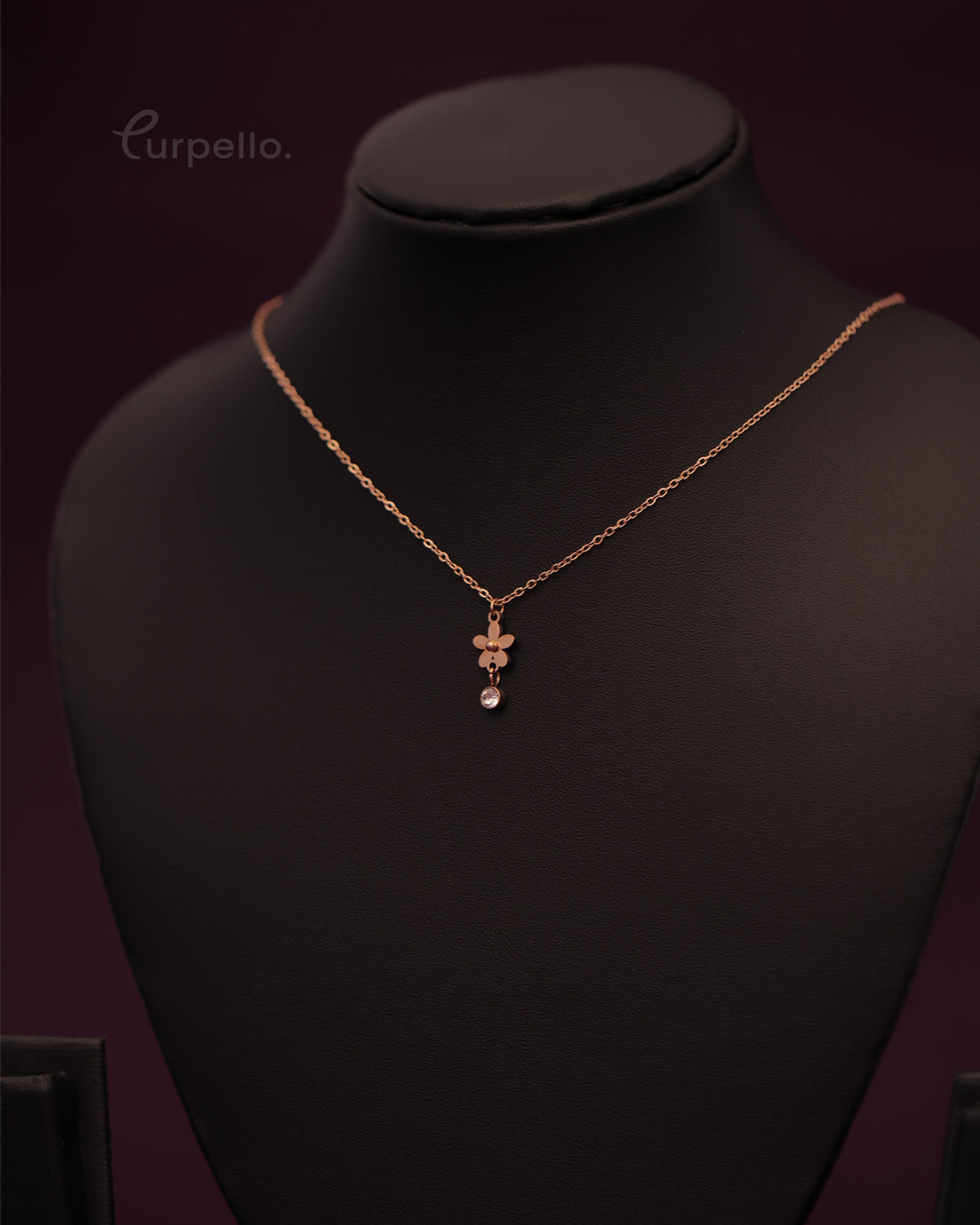 Purpello Dainty Bee Pendant Necklace