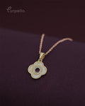 Purpello Clover Glow Anti-Tarnish Pendant Chain