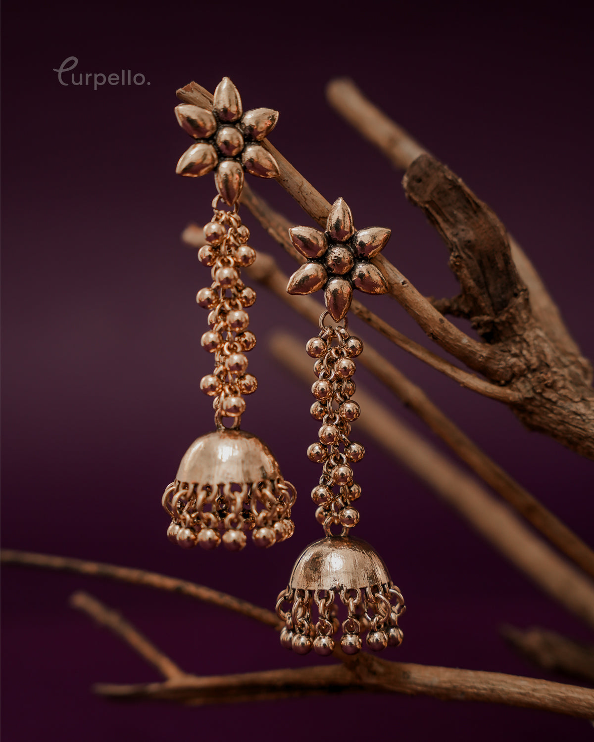 Purpello Traditional Long Jhumka