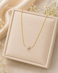 Purpello Solitaire Diamond Pendant Necklace