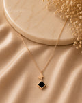 Purpello Butterfly Charm Rose Gold Pendant Chain
