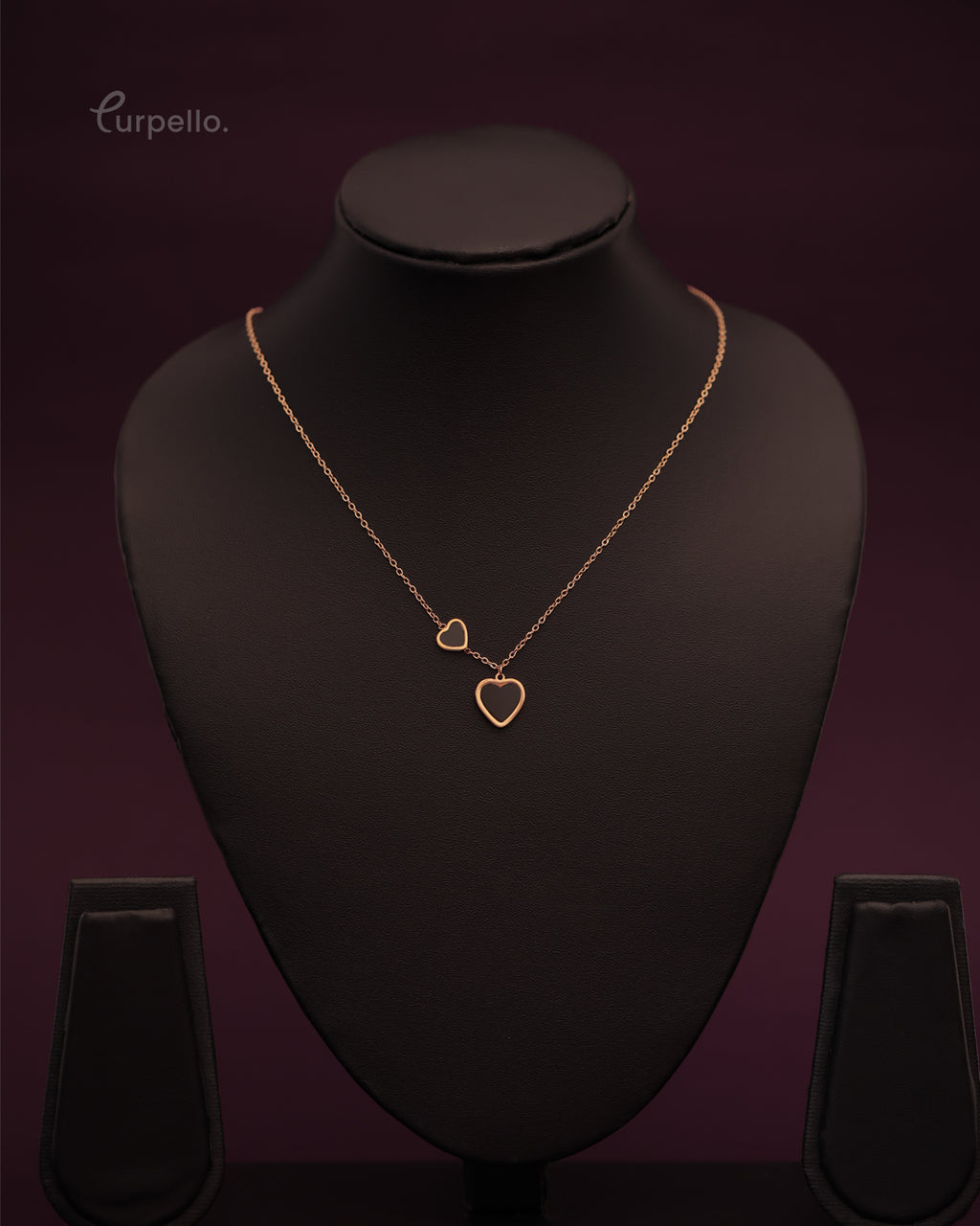 Purpello Double Hearts Chain