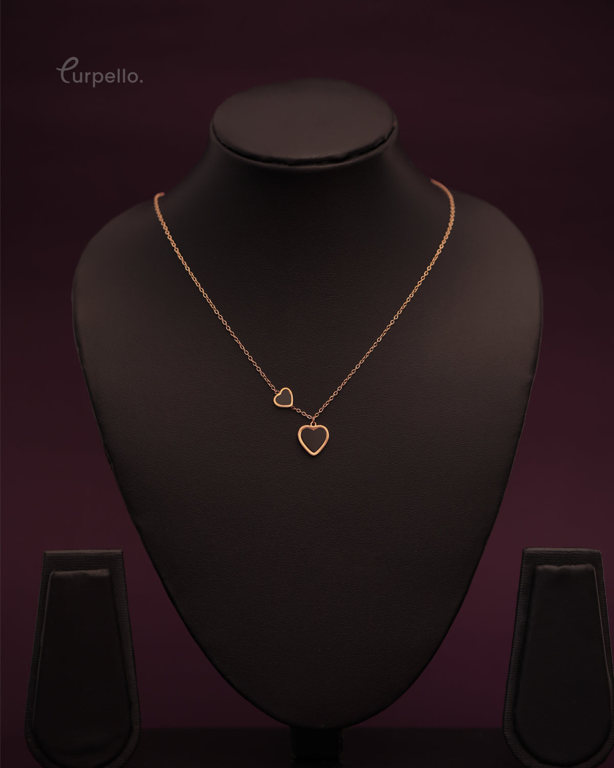 Purpello Double Hearts Chain