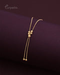 Purpello Adjustable Gold Bead Drop Chain
