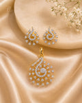 Purpello Celestial Sparkle Pendant & Earrings Set
