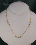 Purpello Anti-tarnish Crystal Studded Necklace
