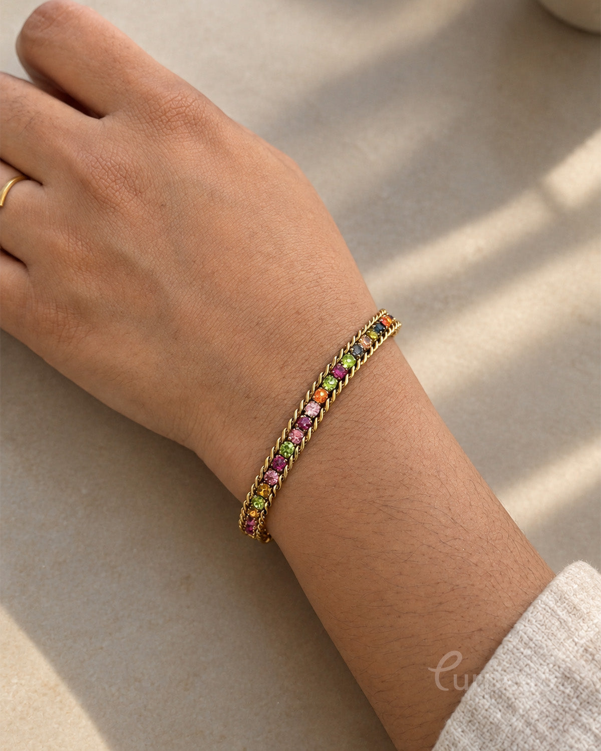 Rainbow Luxe Anti-Tarnish Bracelet