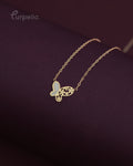 Purpello Golden Flutter Butterfly Chain