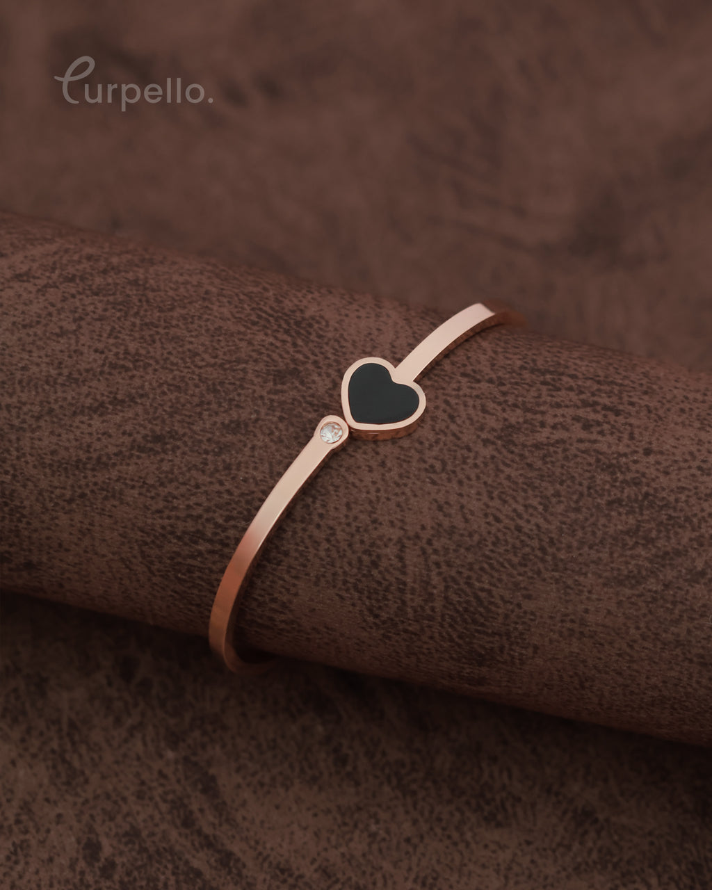 Purpello Midnight Heart Anti-Tarnish Bracelet