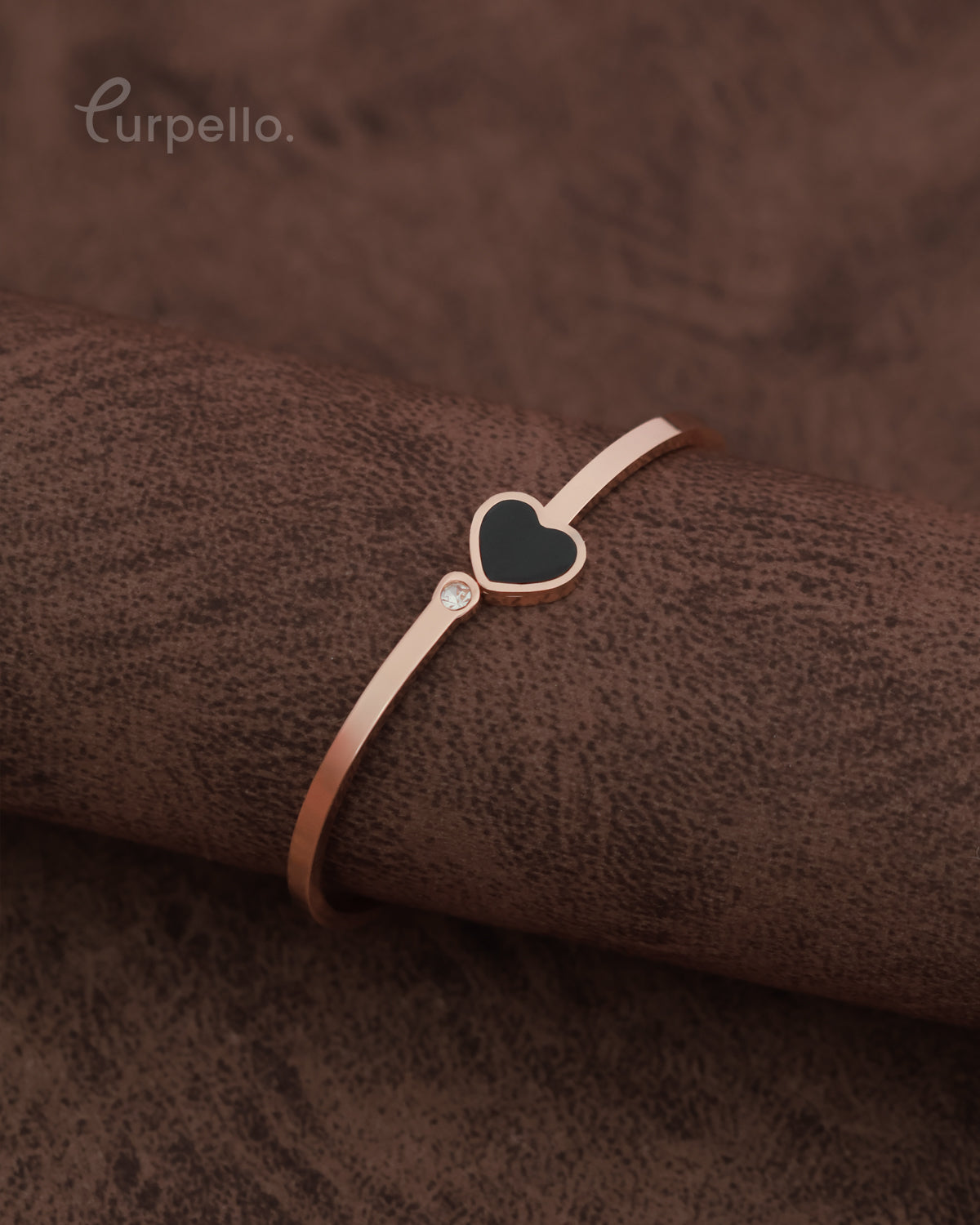 Purpello Midnight Heart Anti-Tarnish Bracelet