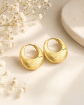 Purpello Gold Huggie Hoop Earrings