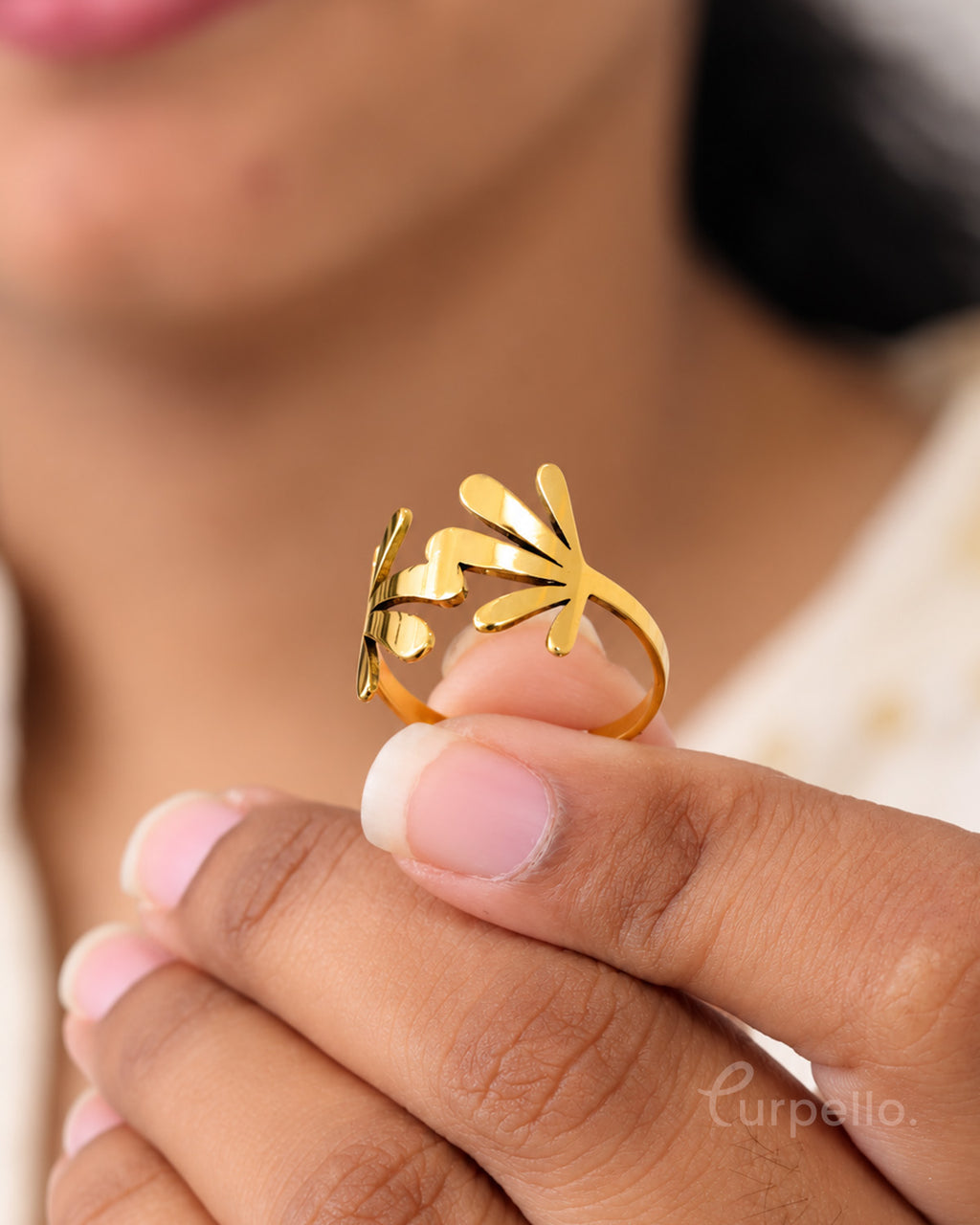 Aurelia Golden Bloom Ring