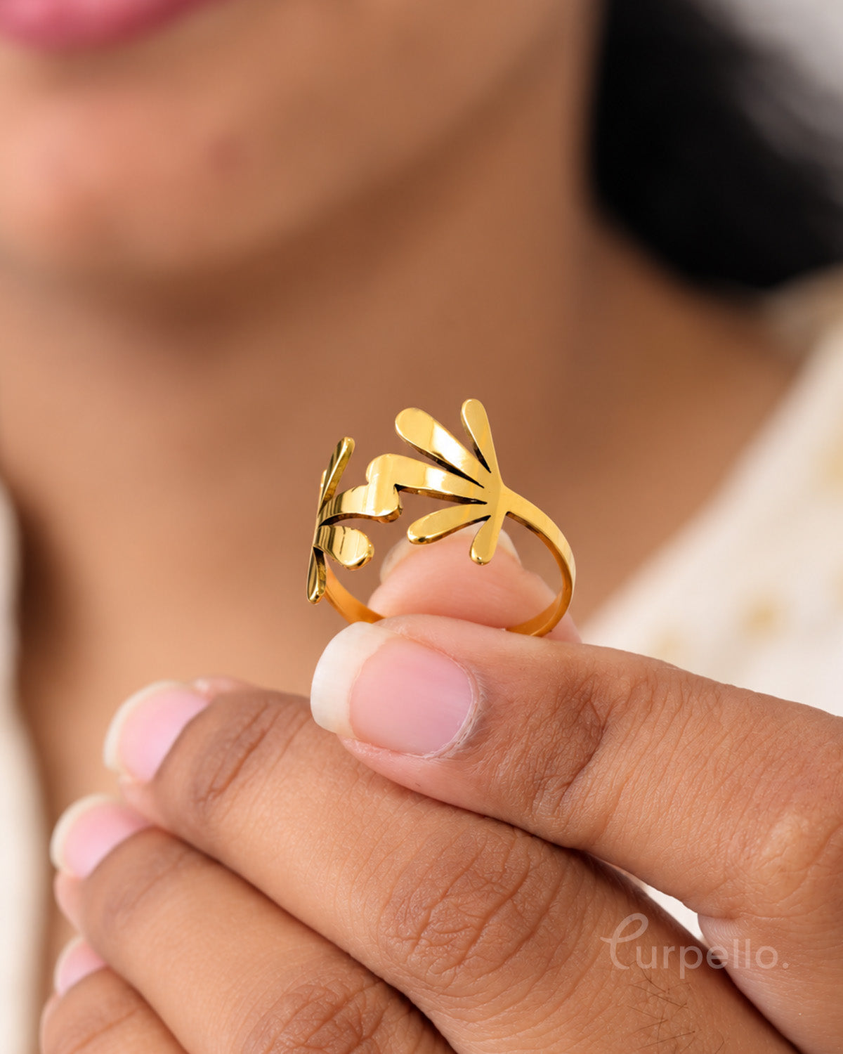 Aurelia Golden Bloom Ring