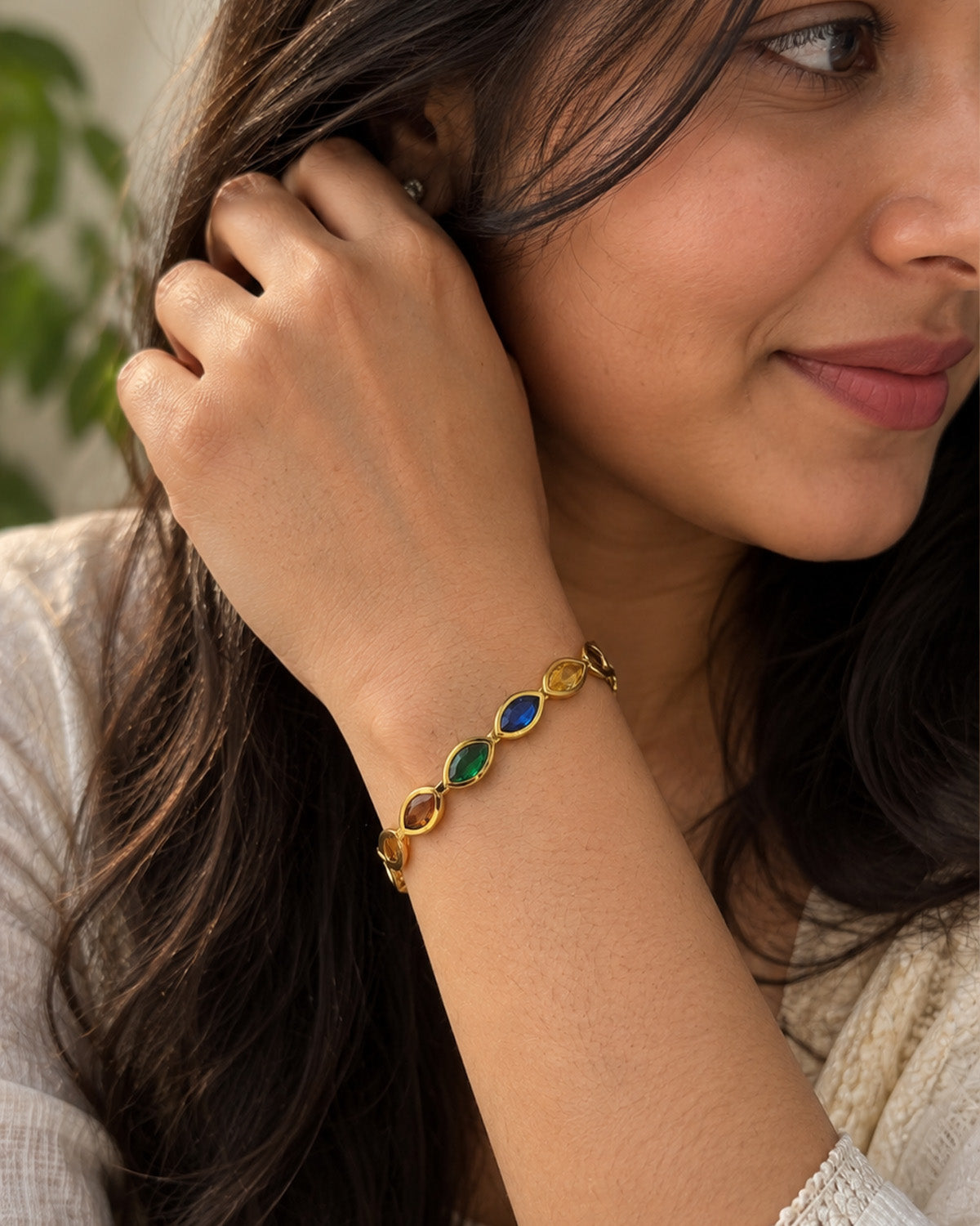 Aurelia Multicolour Anti-Tarnish Bracelet