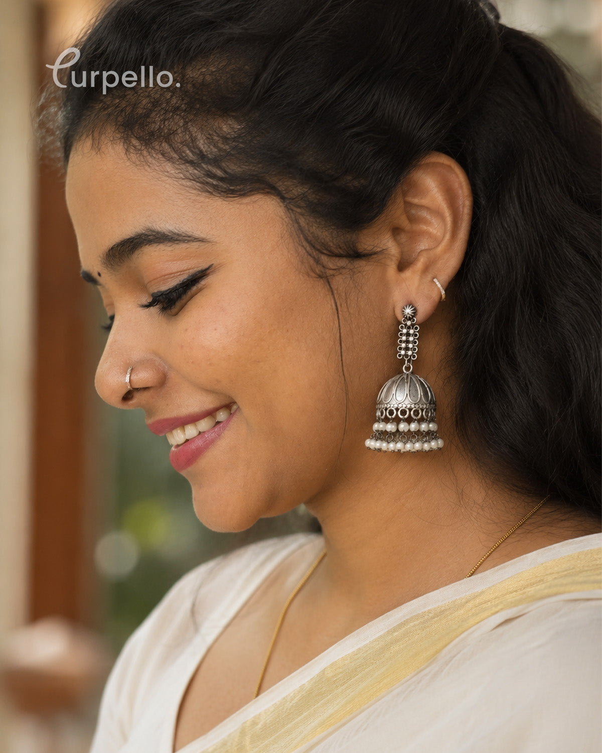Traditional Dome Drop Earrings for Women