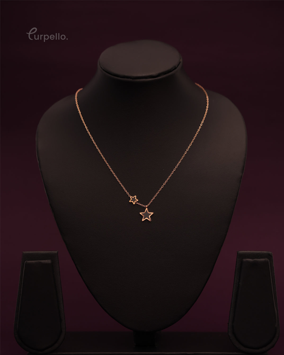 Purpello Double Star Necklace