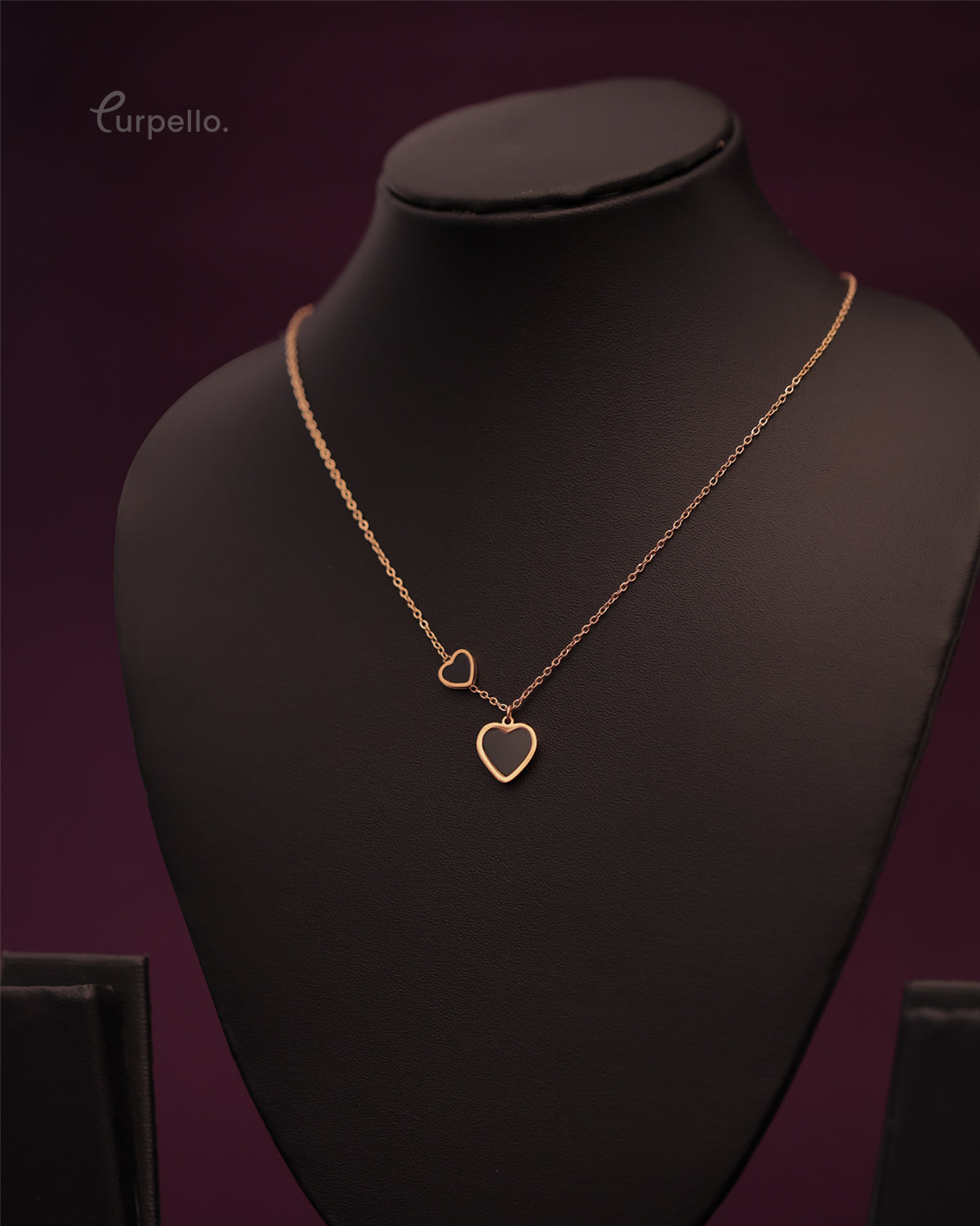 Purpello Double Hearts Chain