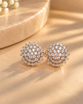 Purpello Crystal Bloom Stud Earrings