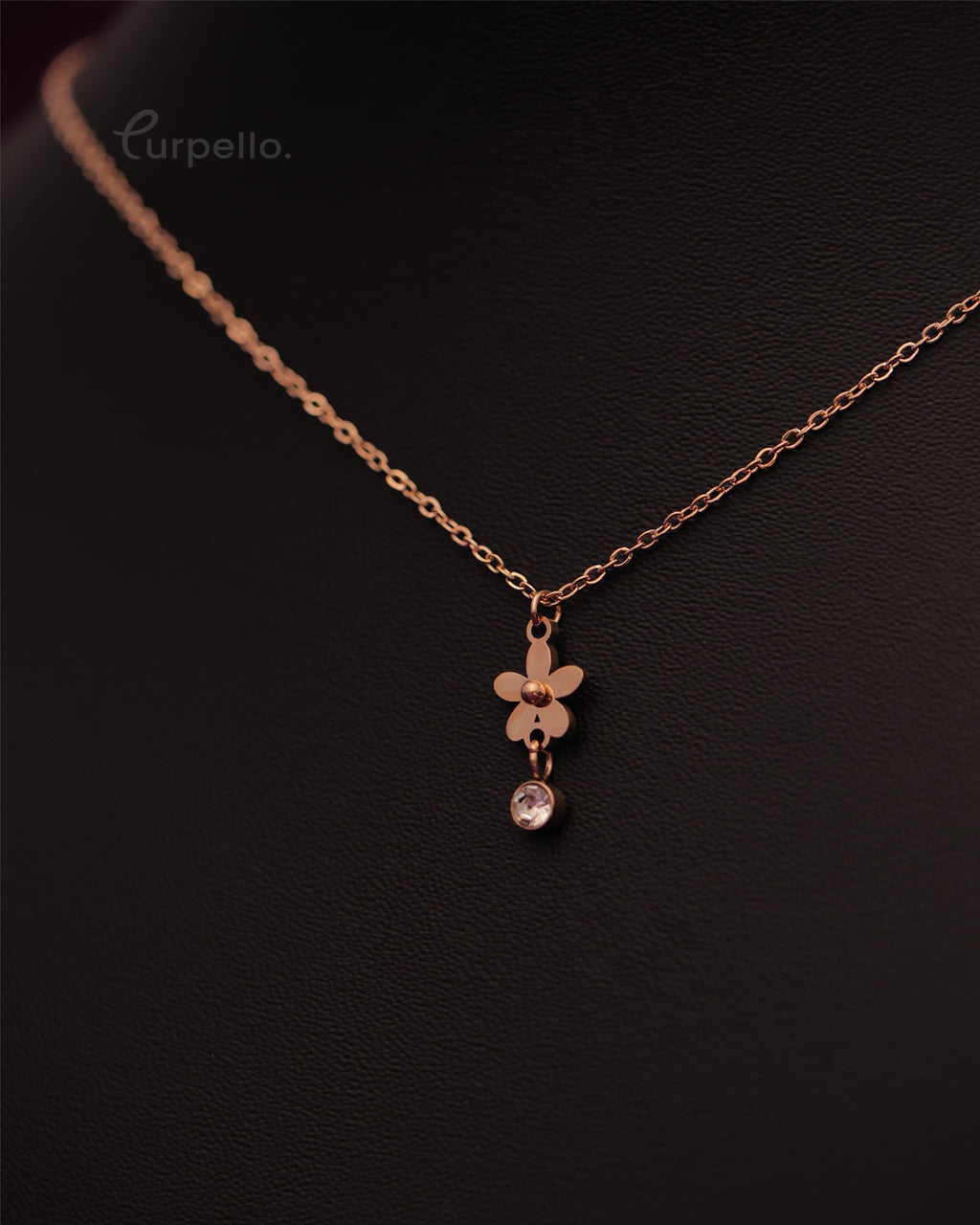 Purpello Dainty Bee Pendant Necklace