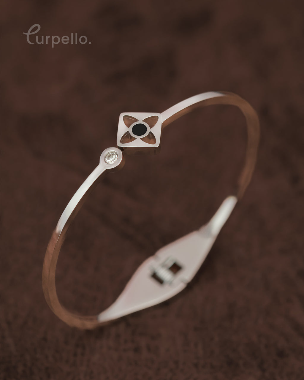Purpello Floral Anti-Tarnish Bangle