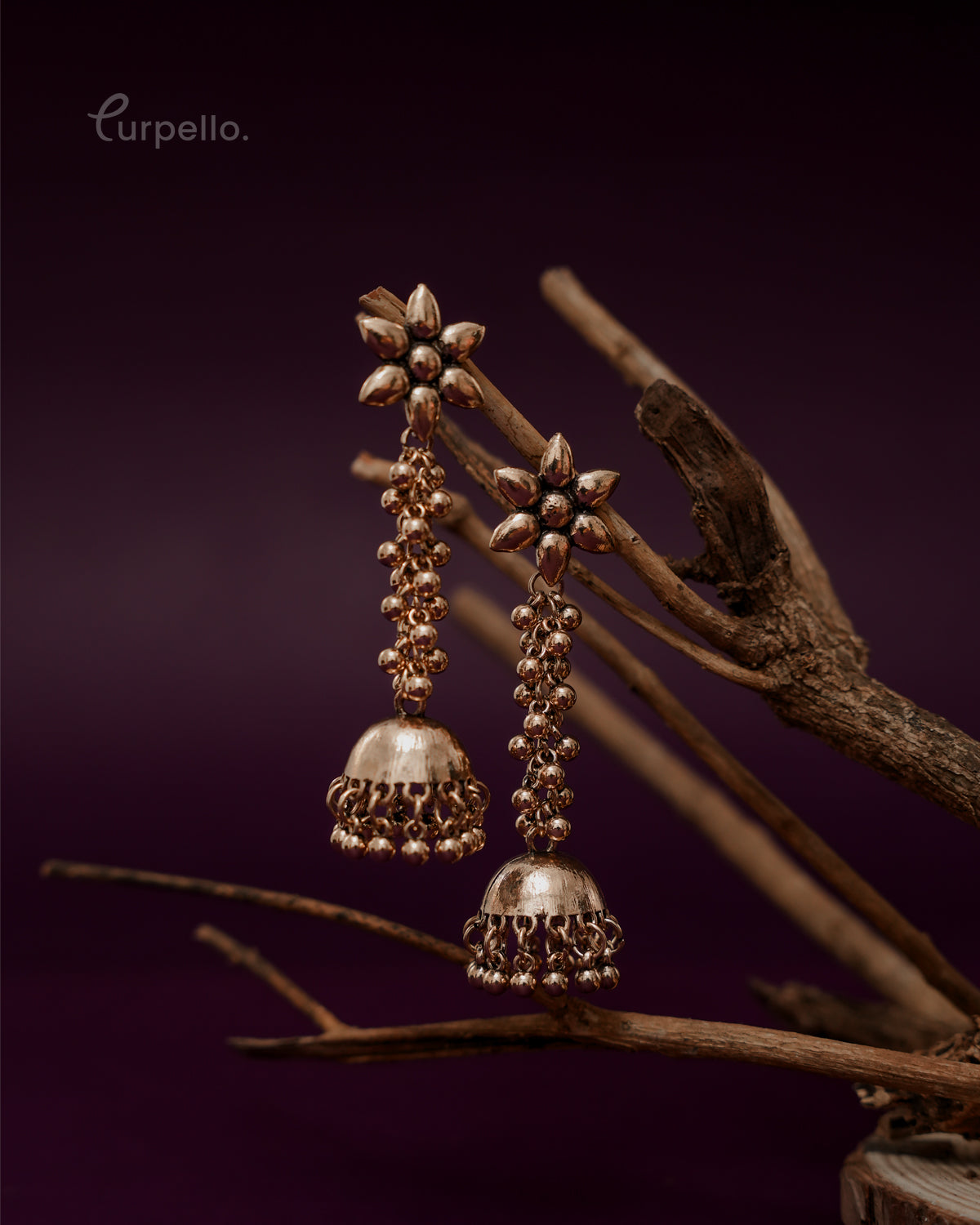 Purpello Traditional Long Jhumka