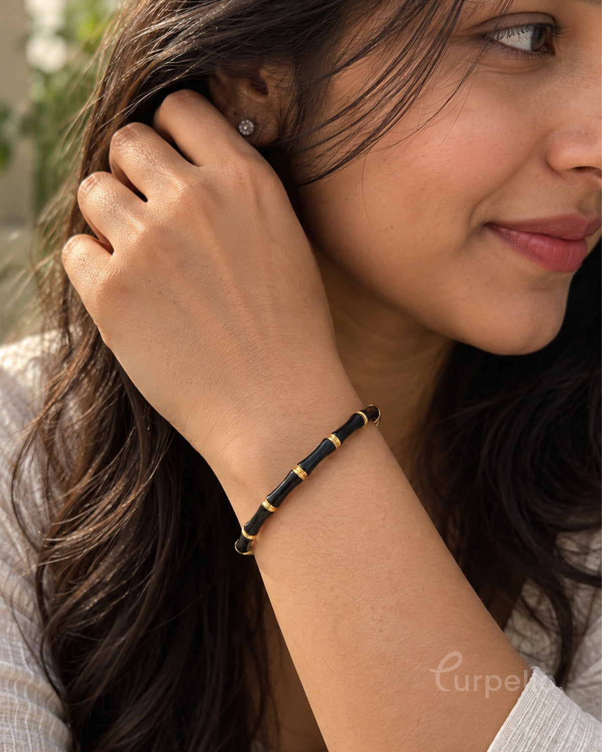Noir Bamboo Anti-Tarnish Bracelet (Baby Size)