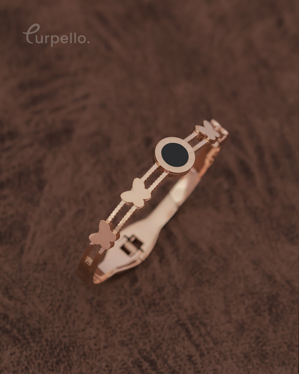 Purpello Butterfly Charm Anti-Tarnish Bracelet