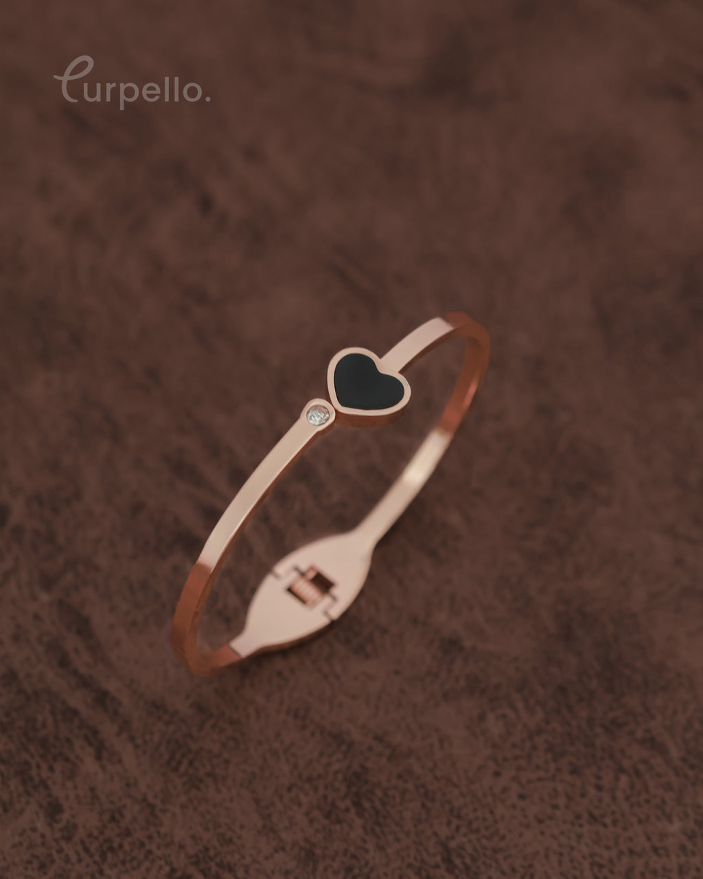 Purpello Midnight Heart Anti-Tarnish Bracelet