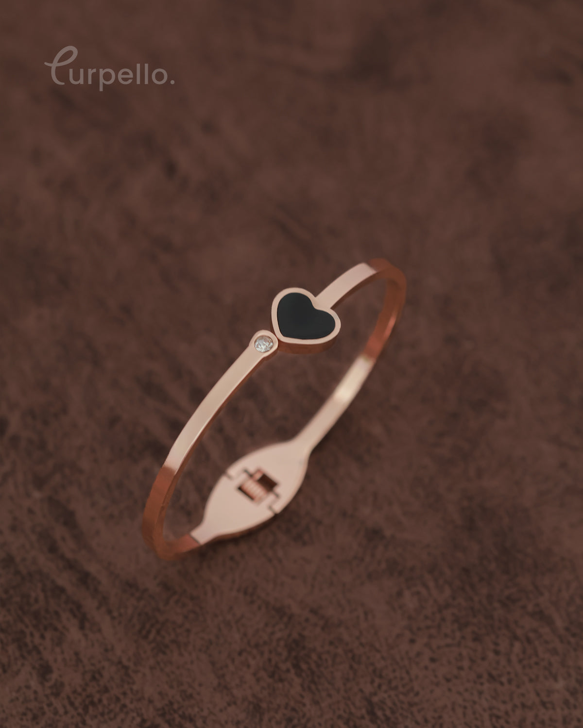 Purpello Midnight Heart Anti-Tarnish Bracelet