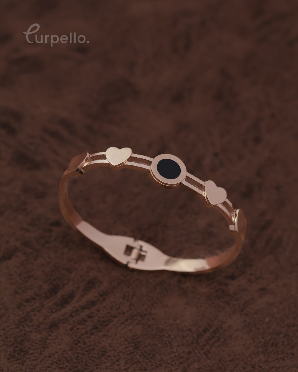 Purpello Heart Charm Anti-Tarnish Bracelet