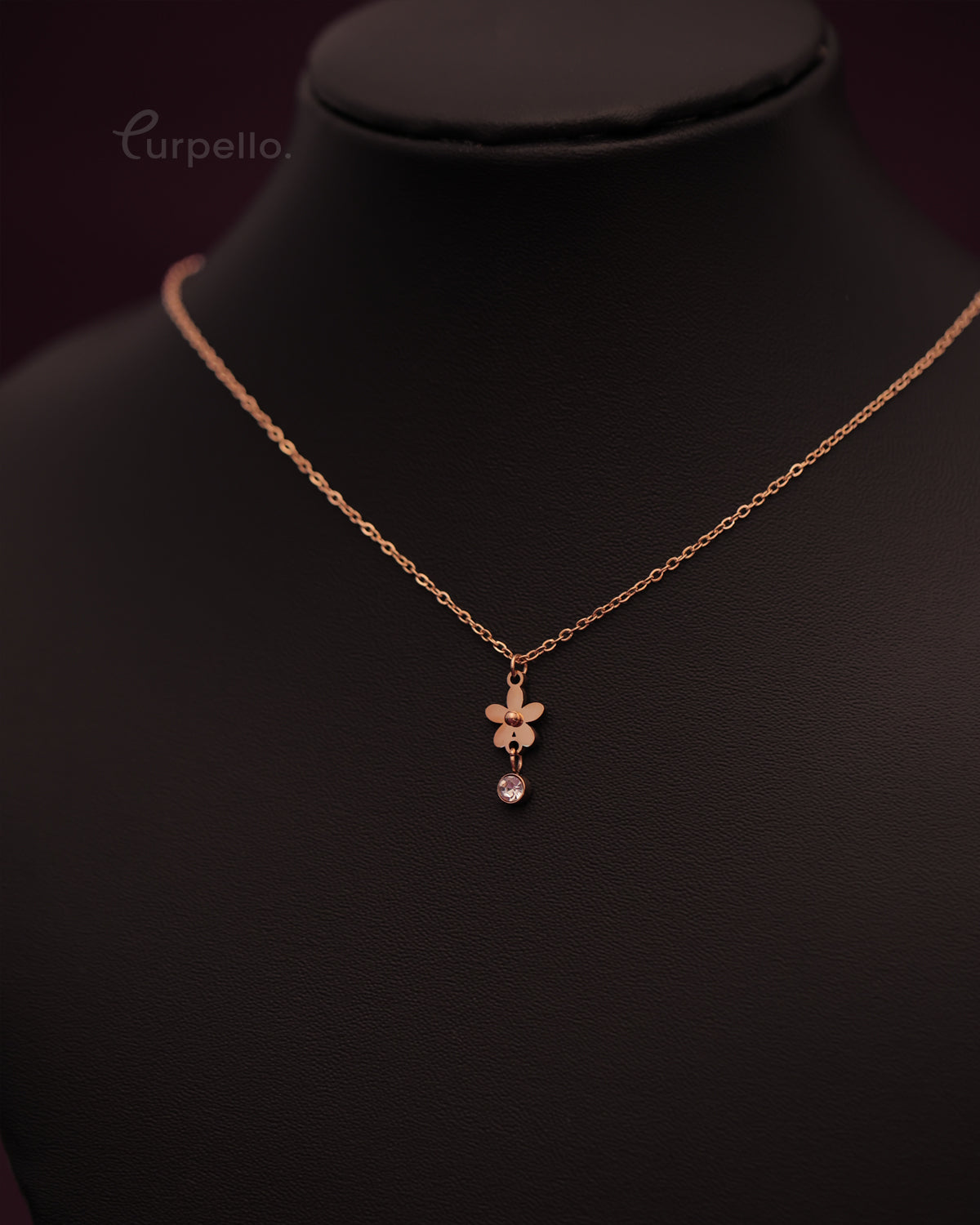 Purpello Dainty Bee Pendant Necklace