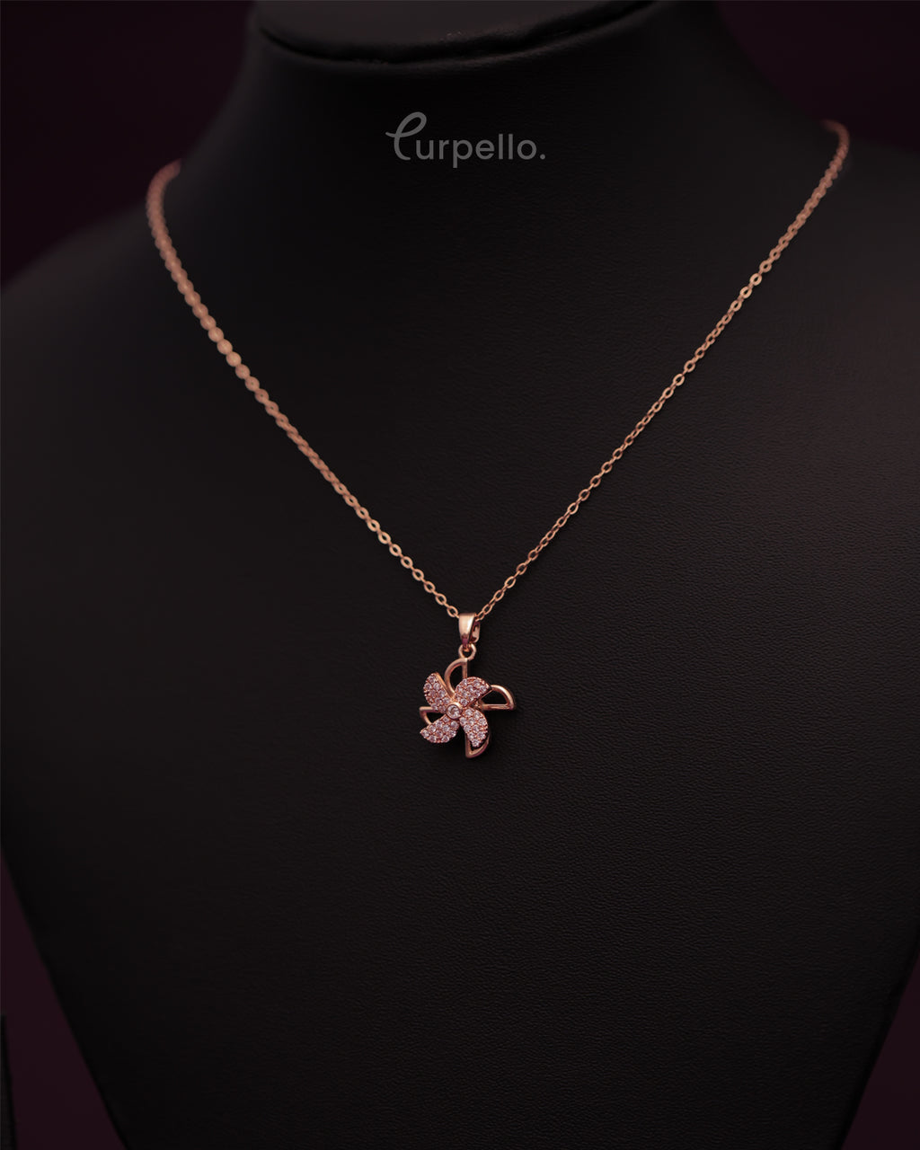 Purpello Rotating Flower Chain