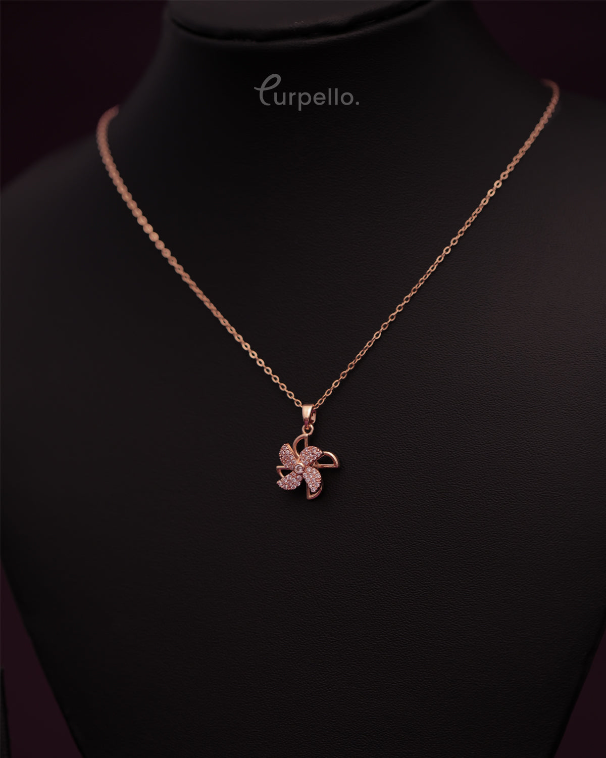 Purpello Rotating Flower Chain