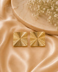 Purpello Premium Geometric Square Stud Earrings