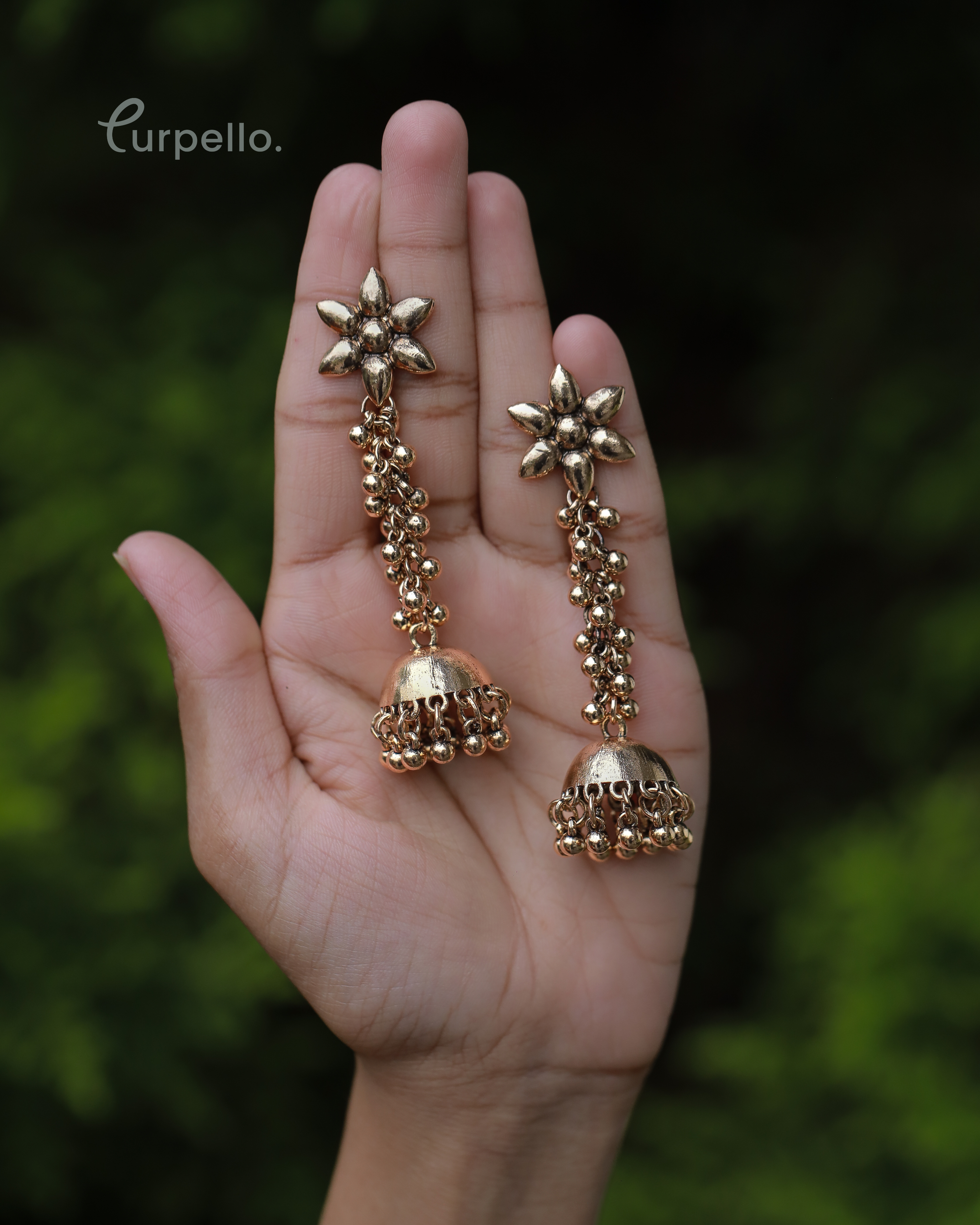 Purpello Traditional Long Jhumka