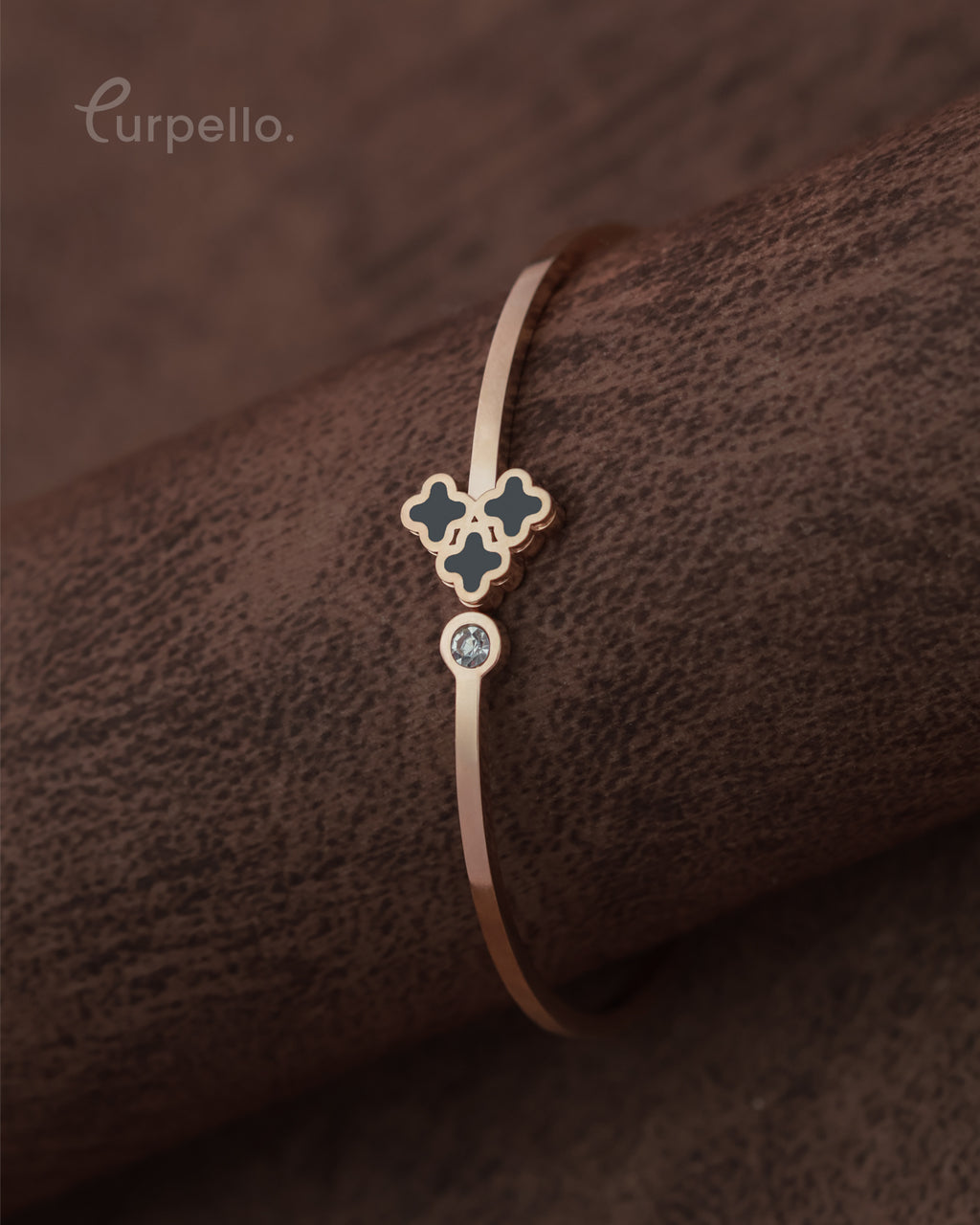 Purpello Clover Charm Anti-Tarnish Bracelet