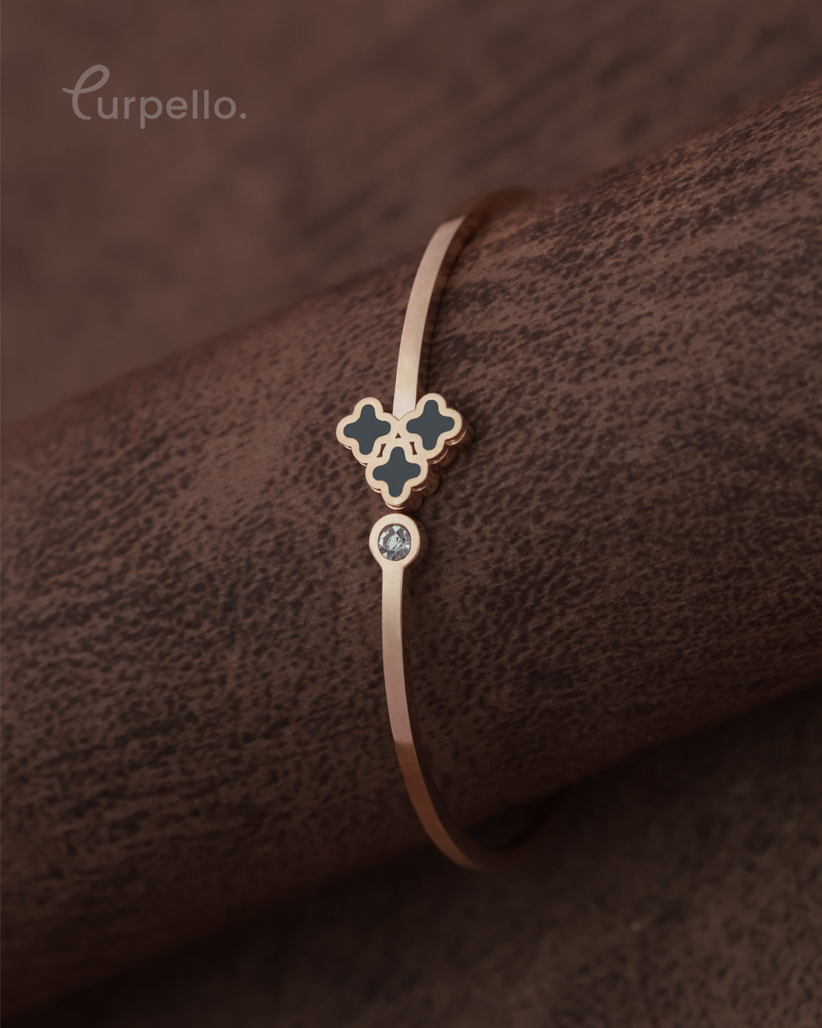 Purpello Clover Charm Anti-Tarnish Bracelet