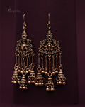 Purpello Long Vintage Jhumka Earrings
