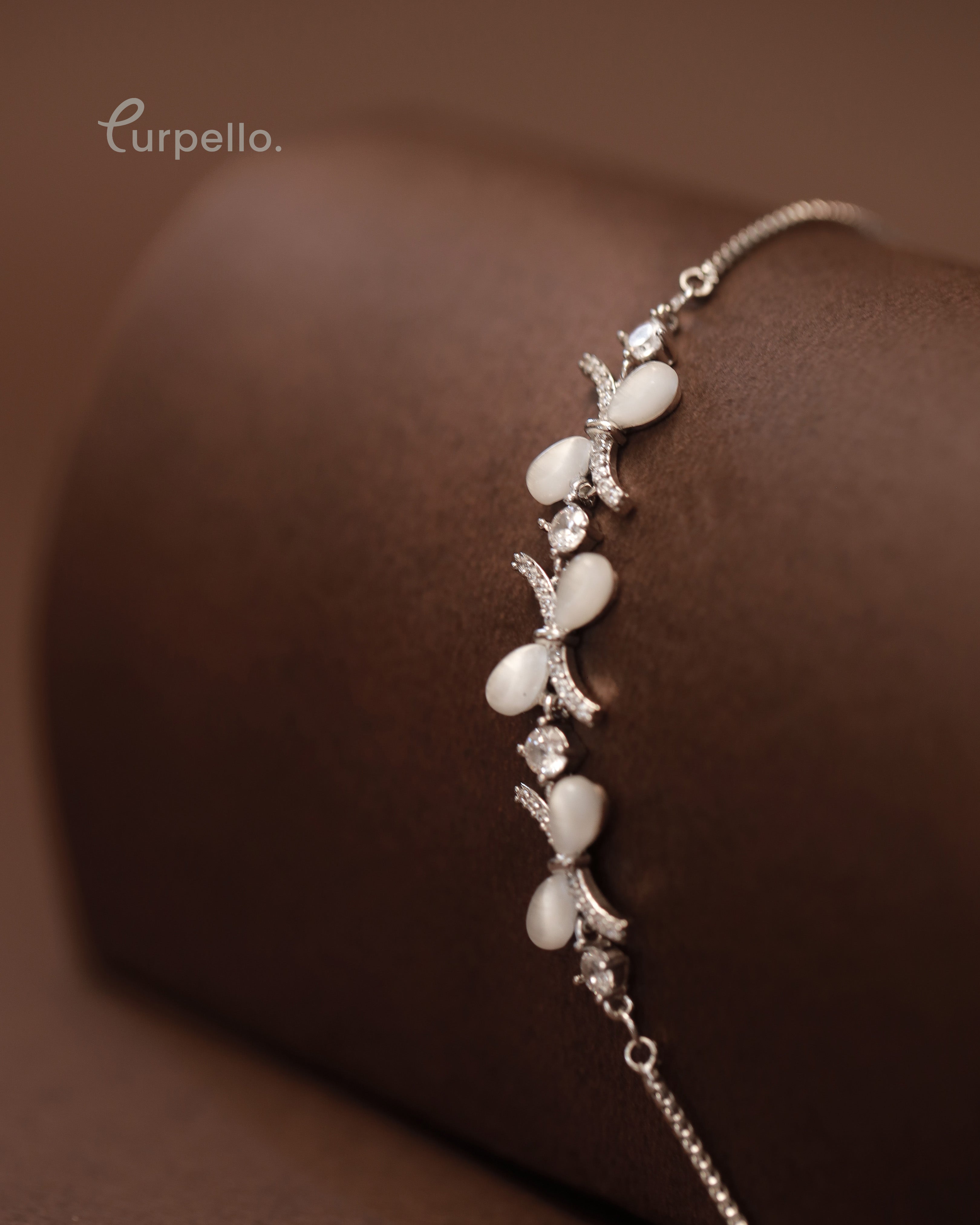 Purpello Silver Plated Premium Bracelete