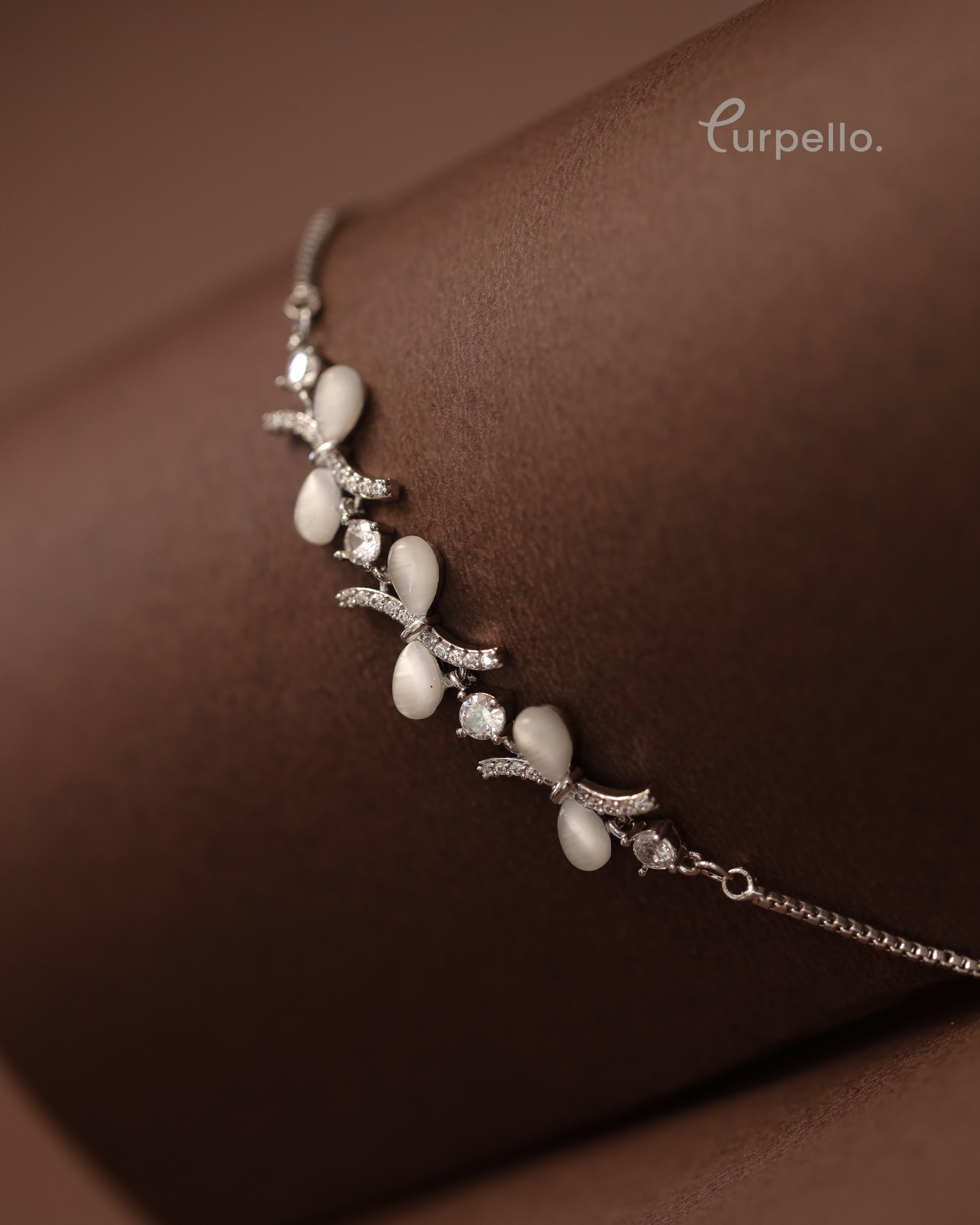 Purpello Silver Plated Premium Bracelete