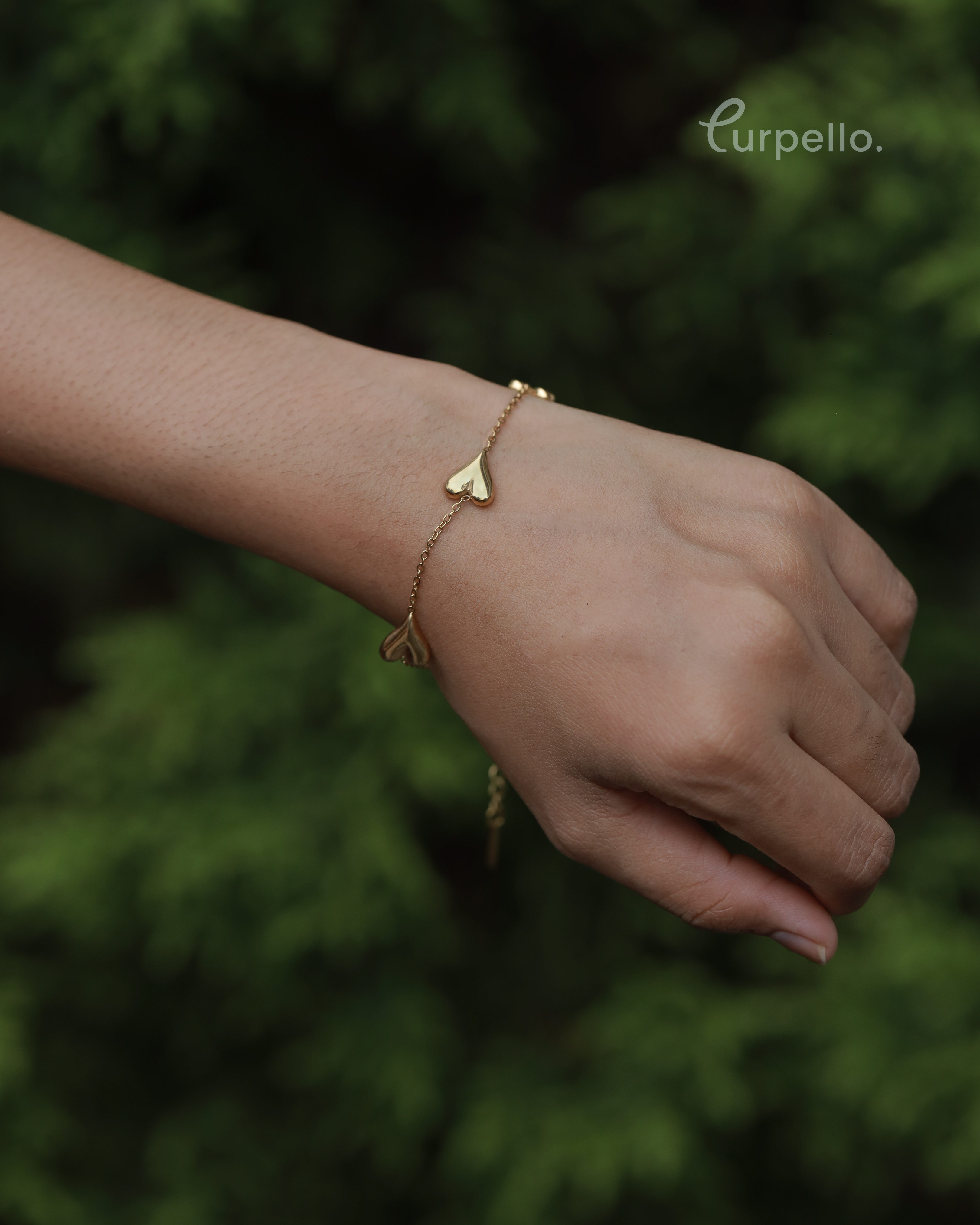 Purpello Love Shaped Bracelete